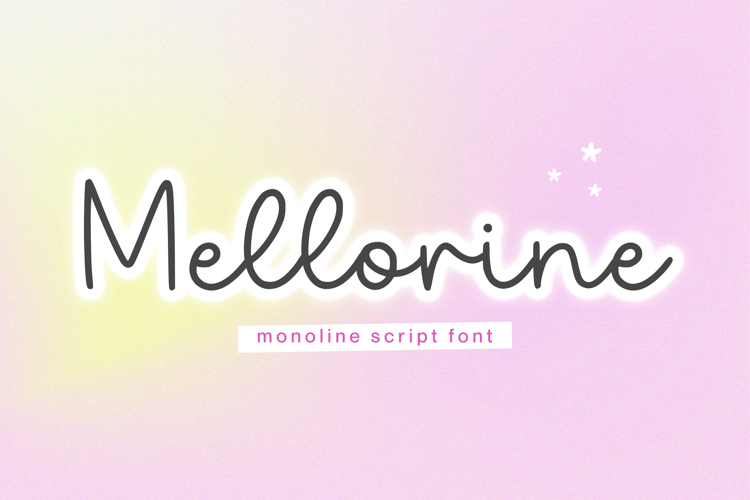 Mellorine Font website image