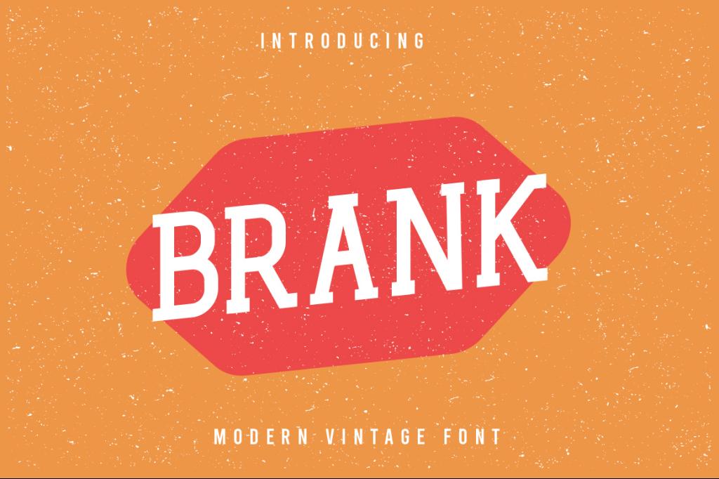 Brank Font website image
