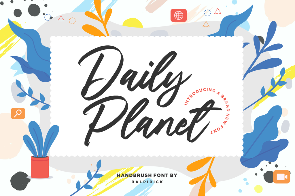 Daily Planet Font website image