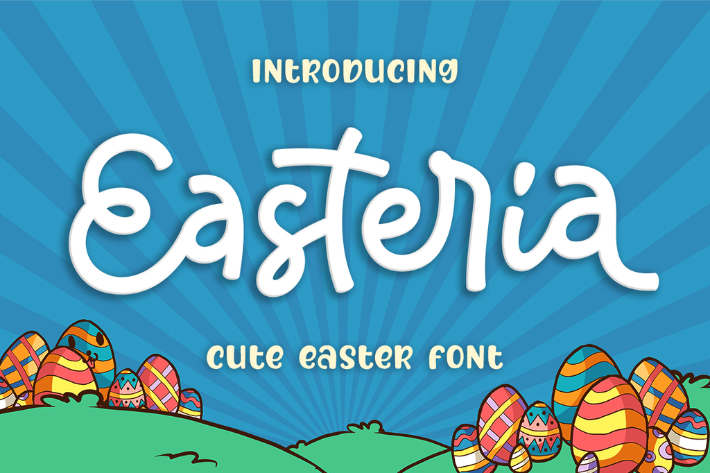 Easteria Font website image