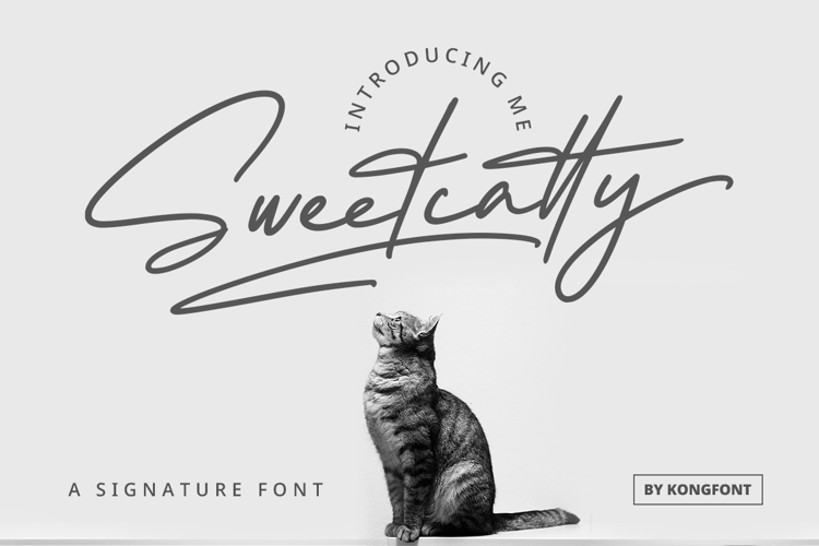 Sweetcatty Font website image