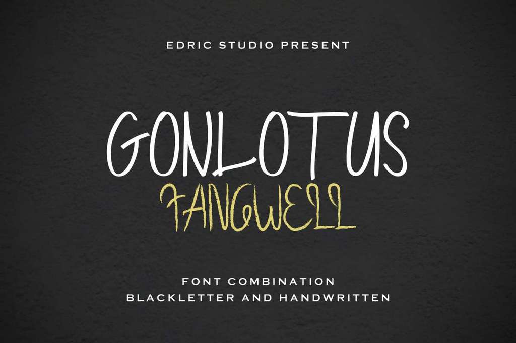 GonlotusFangwellDemo Font Family website image