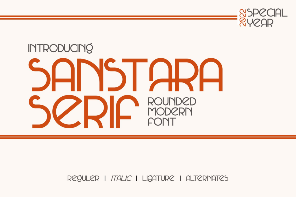 Sanstara Font website image