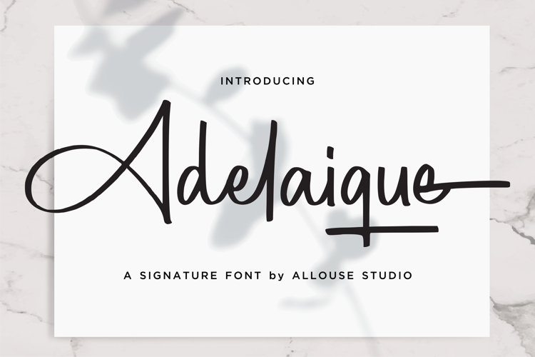 Adelaique Font website image