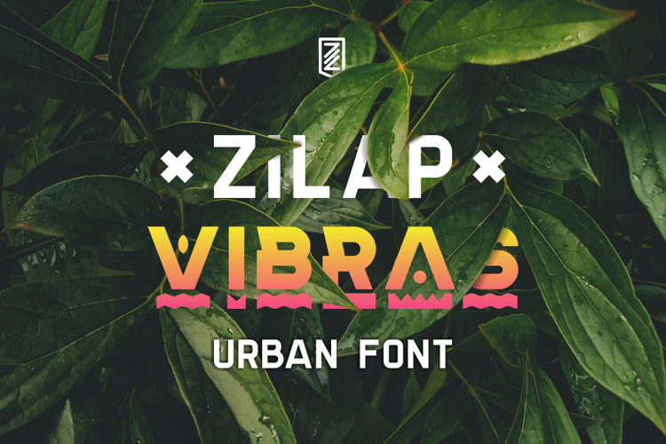 Zilap Vibras Font website image