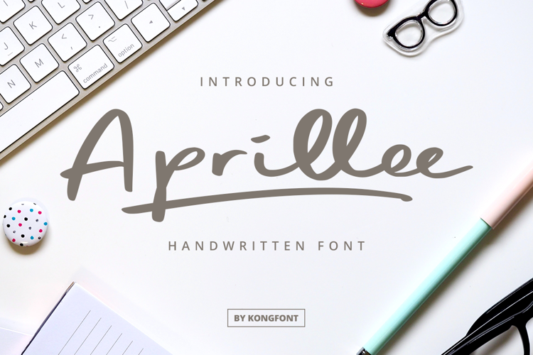 Aprillee Font website image