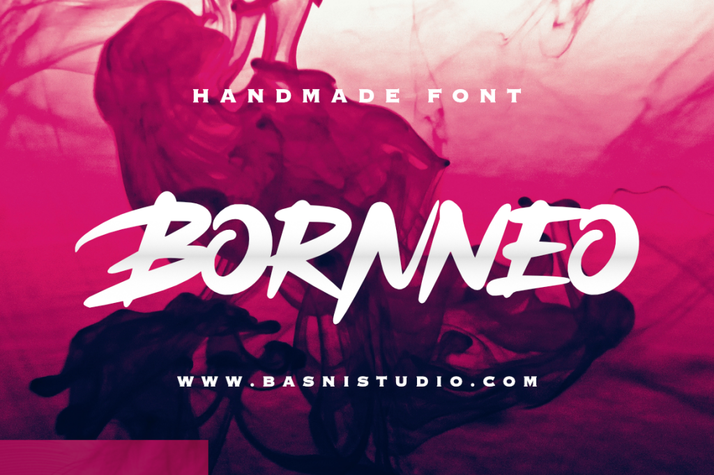 Bornneo Font website image
