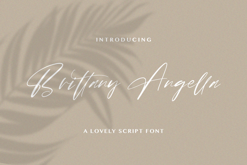 Brittany Angella Font website image