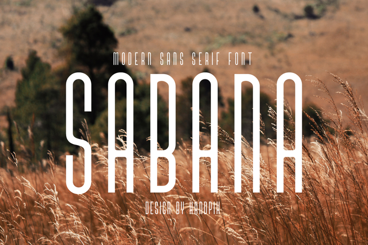 sabana Font website image