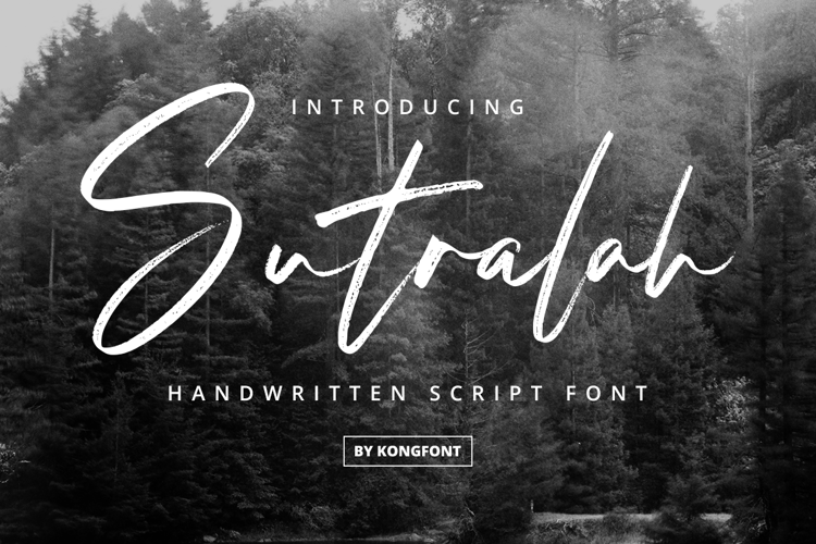 Sutralah Font website image