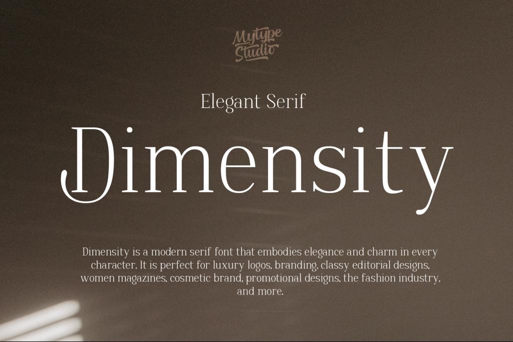 Dimensity Font website image