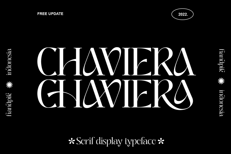 Chaviera Font website image