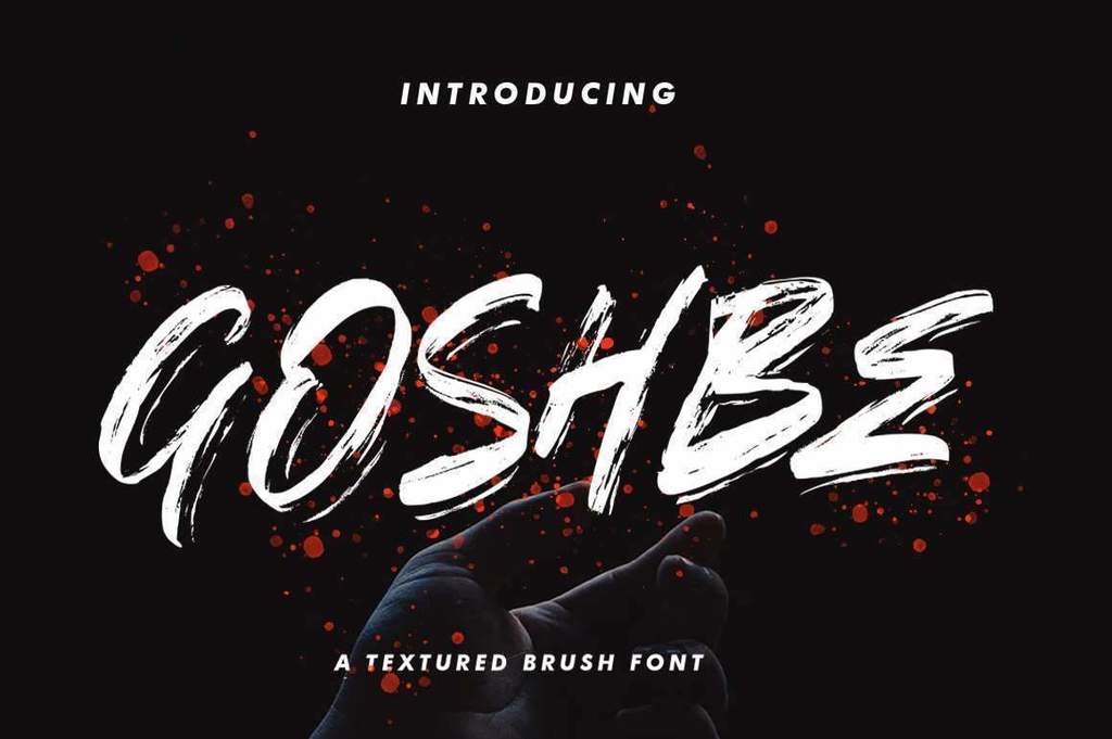 GOSHBE Font website image