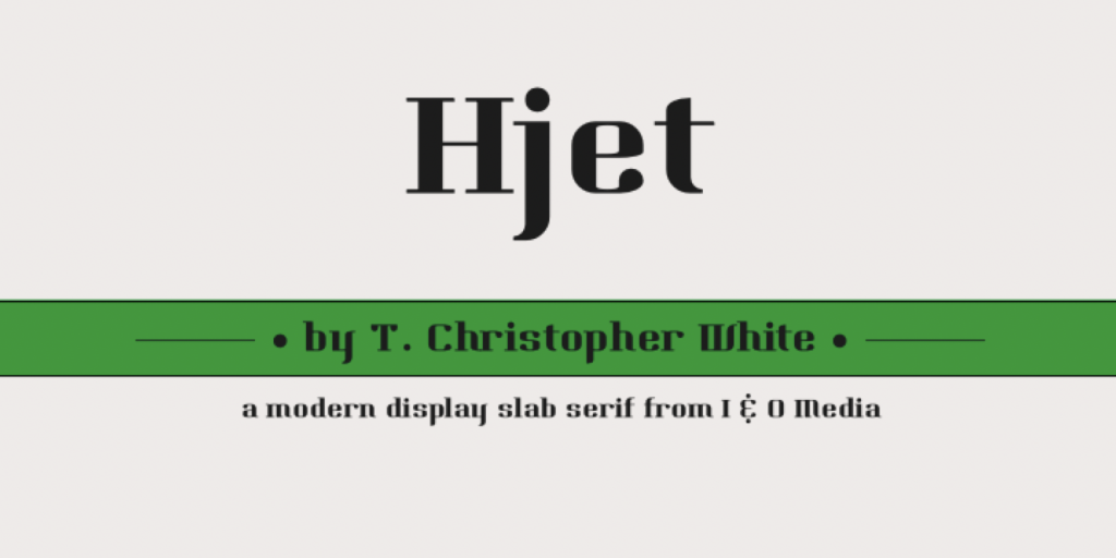 Hjet Font Family website image