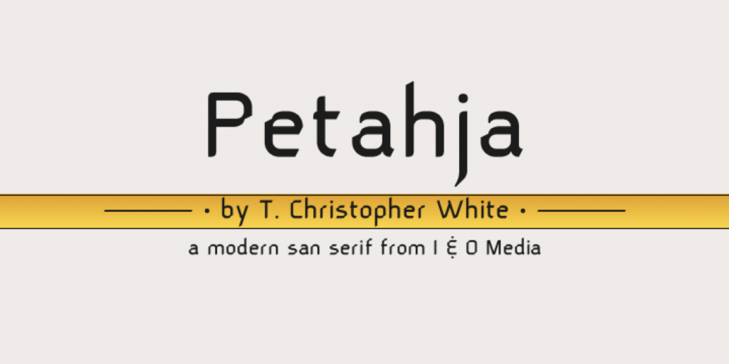 Petahja Font Family website image
