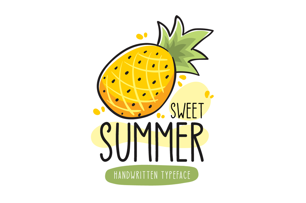 Sweet Summer Font website image
