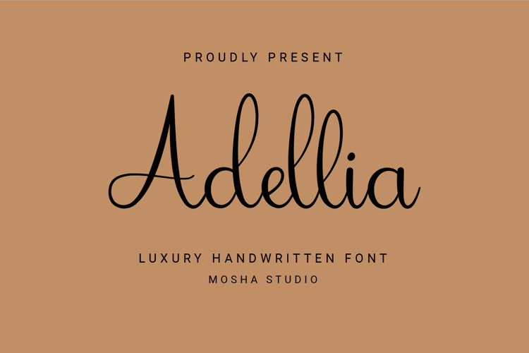 Adellia Font website image