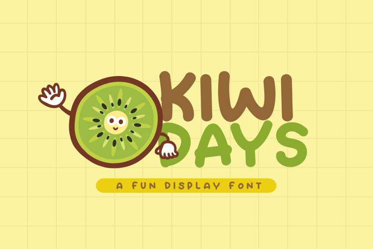 Kiwi Days Font website image