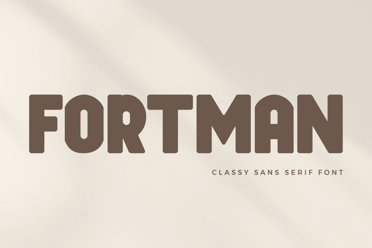 Fortman Font website image