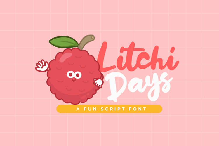 Litchi Days Font website image