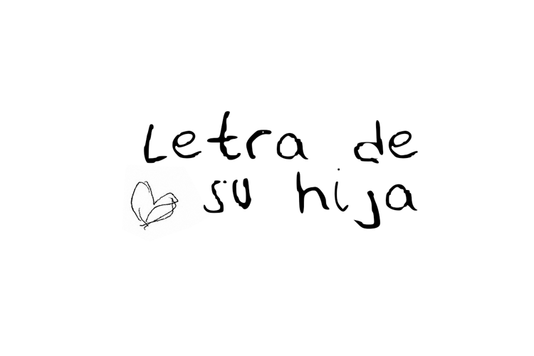 Letra De Su Hija Font website image