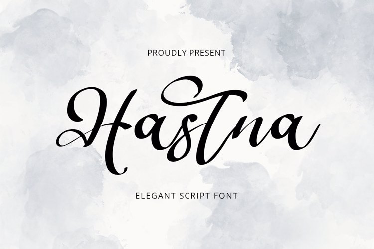 Hastna Font website image