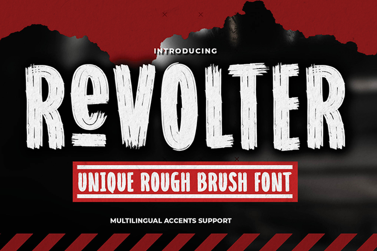 Revolter Font website image
