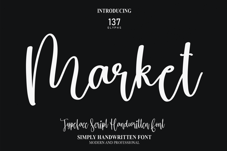 Market Font website image