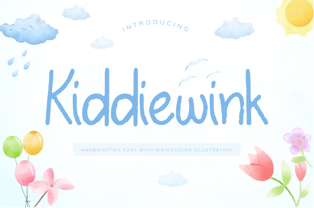 Kiddiewink Font website image