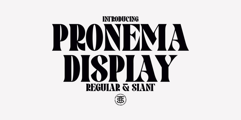 Pronema Serif Font website image