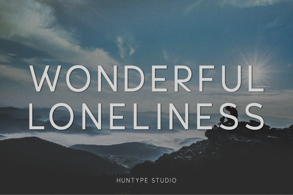 Wonderful Loneliness Font website image