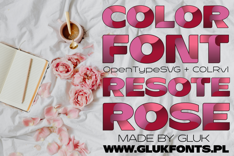 ResotE-Rose Font website image