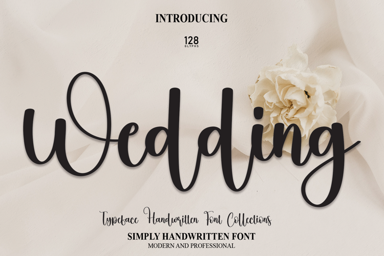 Wedding Font website image