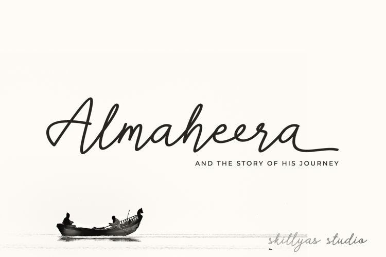 Almaheera Font website image