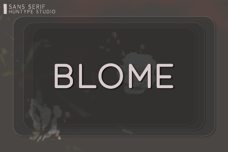 Blome Font website image