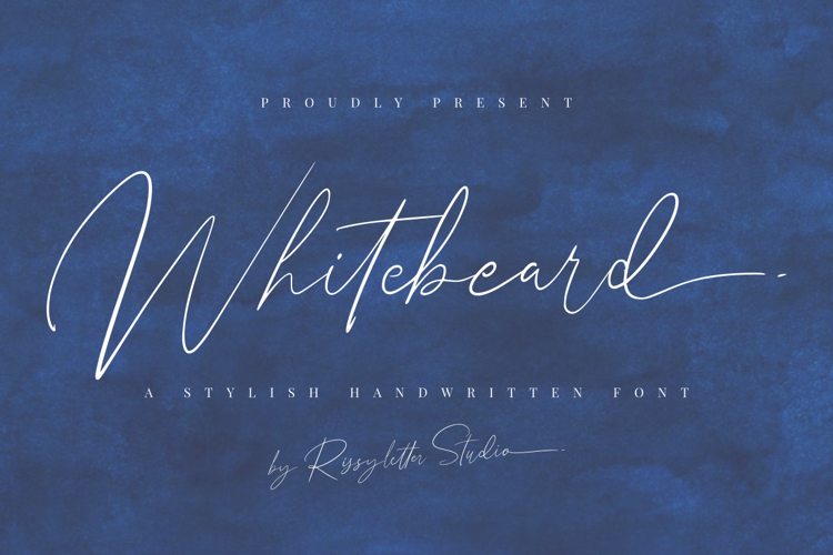 Whitebeard Font website image