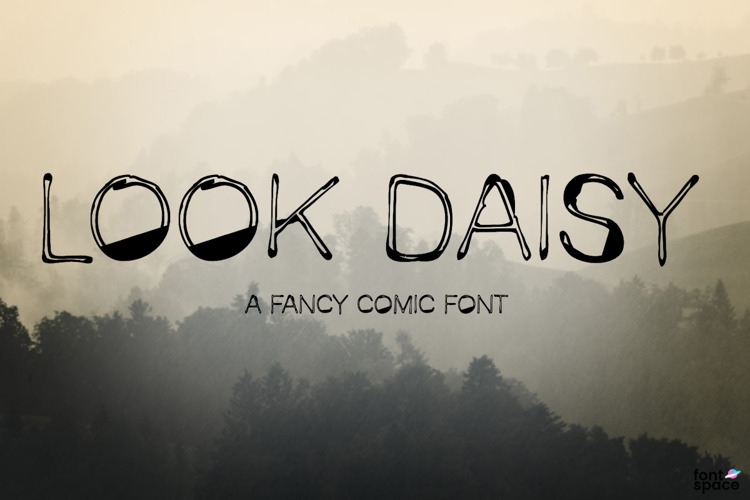 Look Daisy Font website image
