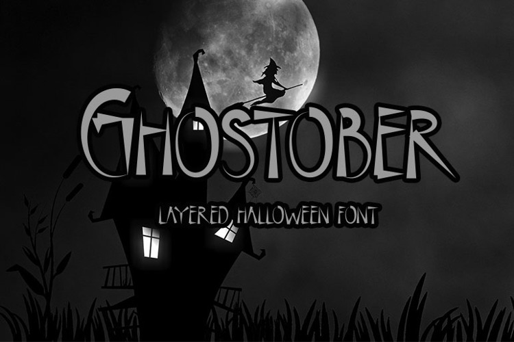 Ghostober Font website image