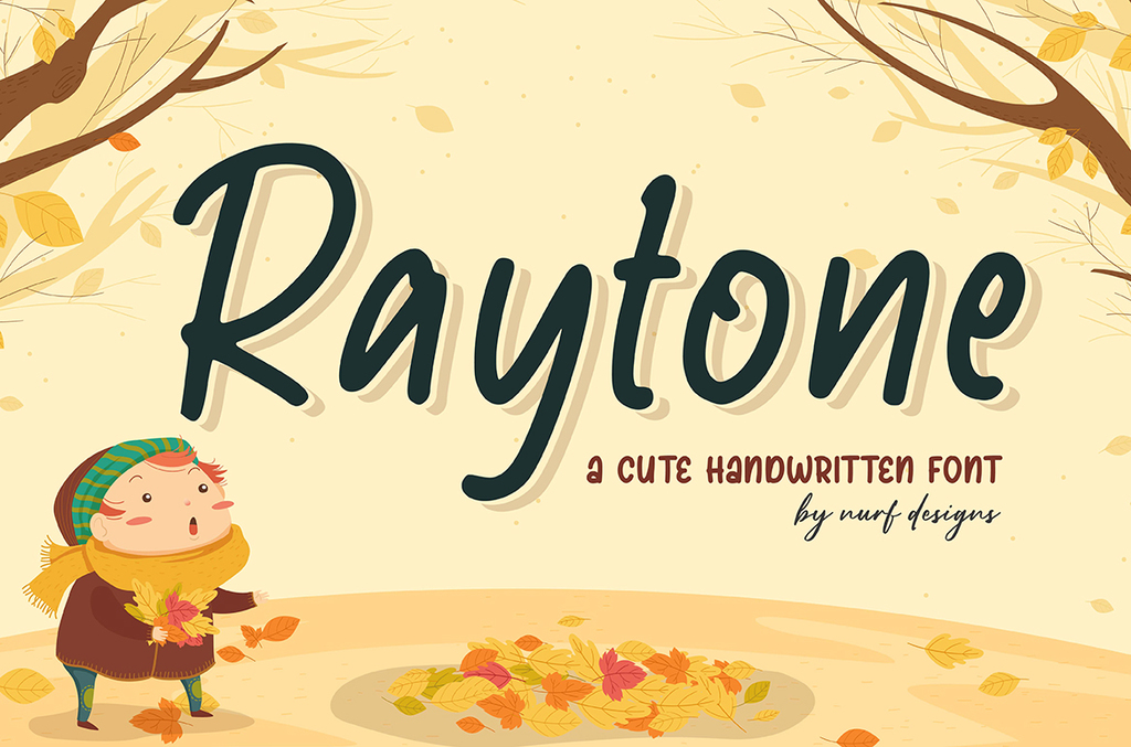Raytone Font website image