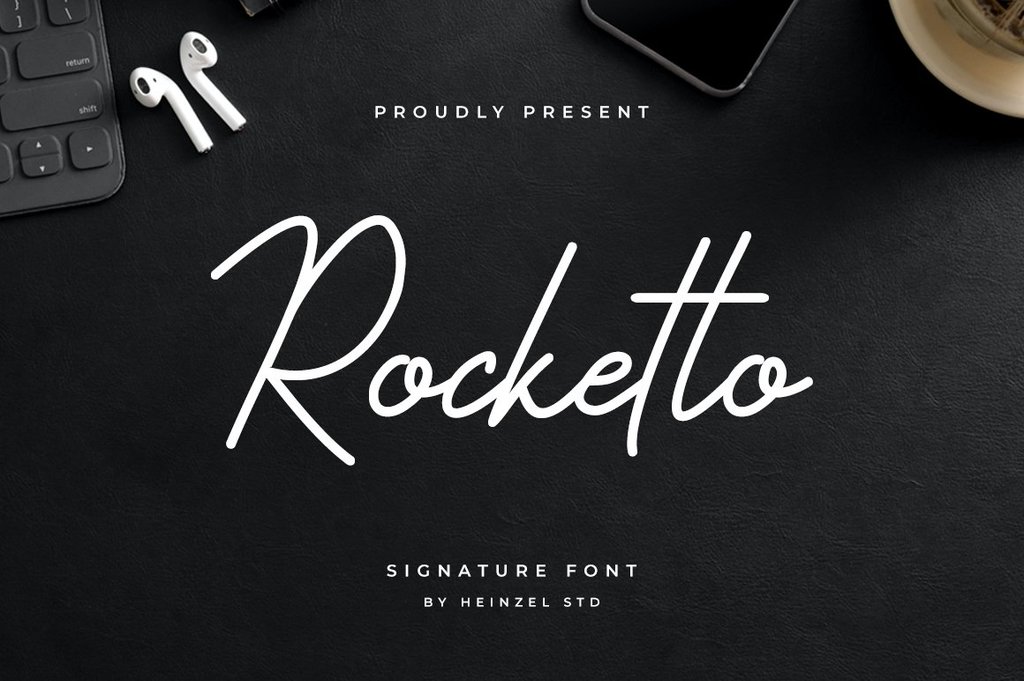 Rocketto Font Family website image