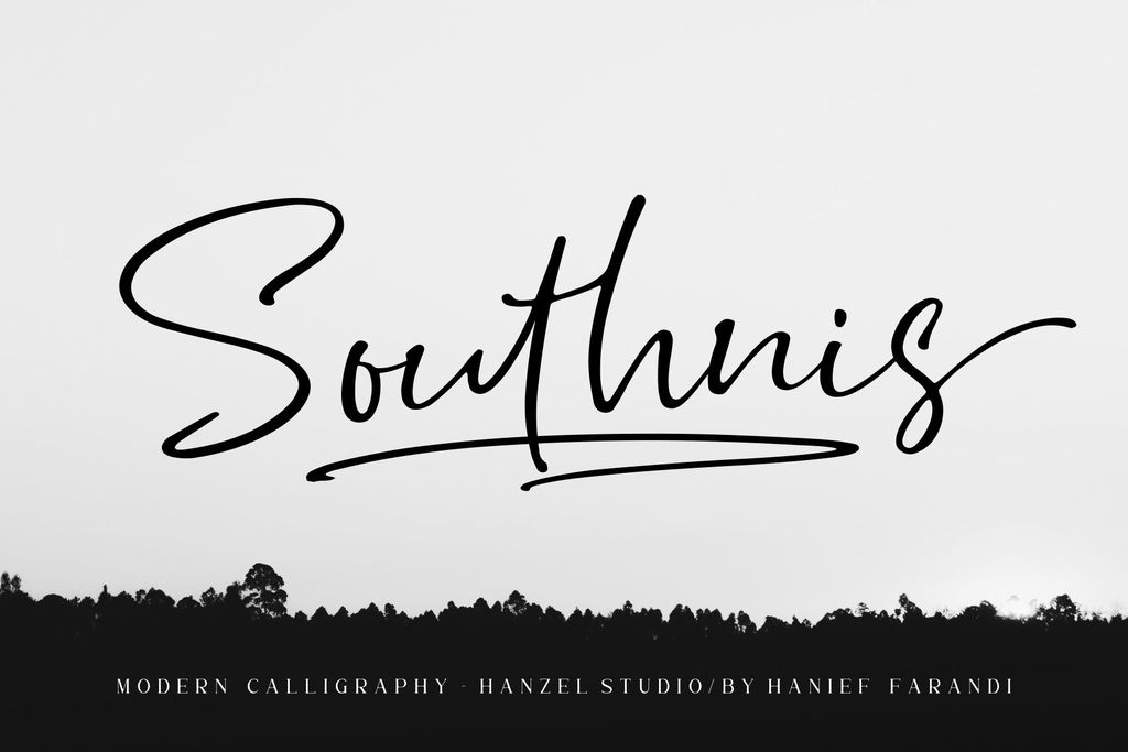 Southnis Font website image