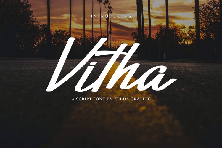 Vitha Font website image