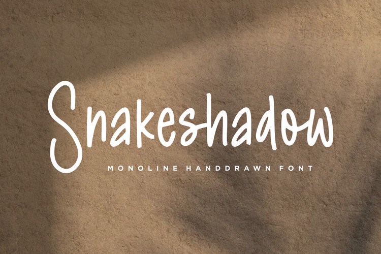Snakeshadow Font website image