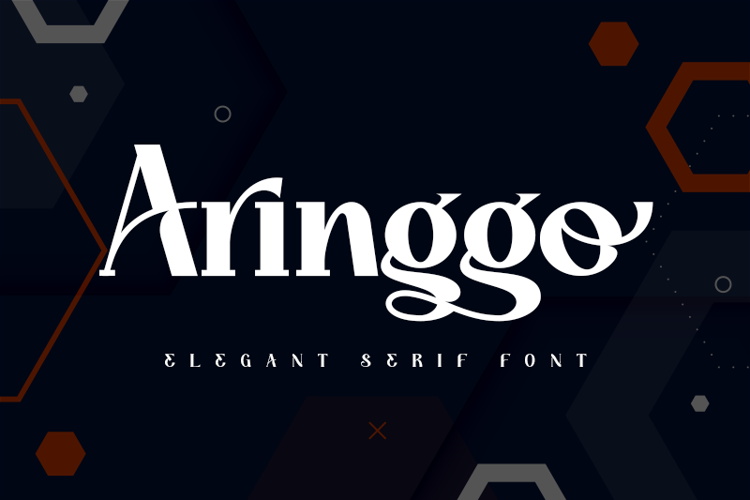 Aringgo – Font website image