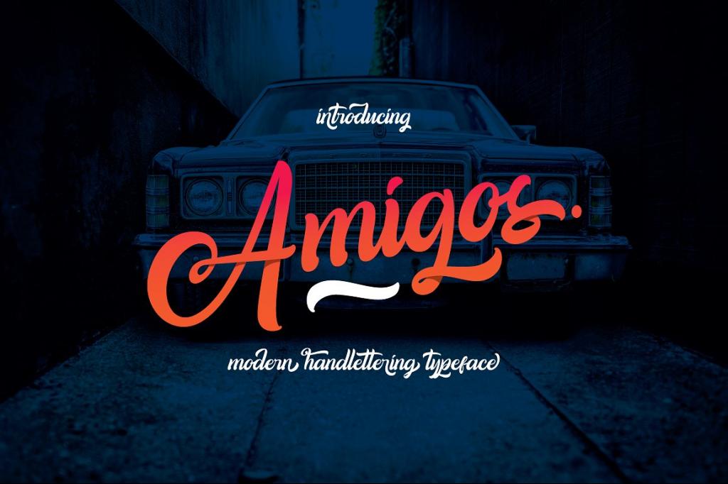 Amigos Font website image
