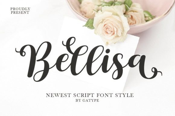 Bellisa Font website image