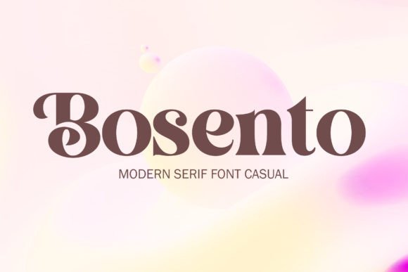 Bosento Font website image