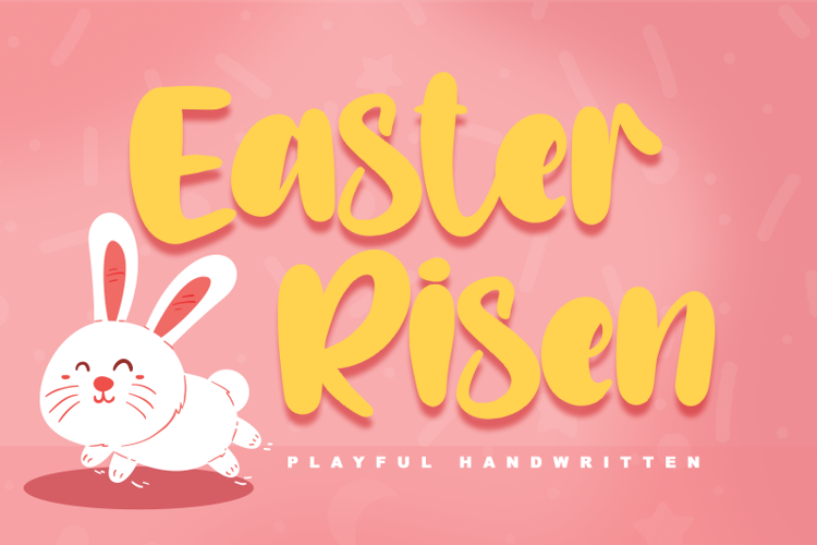 Easter Risen – Font website image