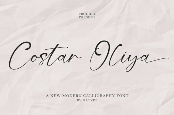 Costar Oliya Font website image