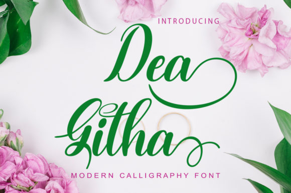 Dea Githa Font website image